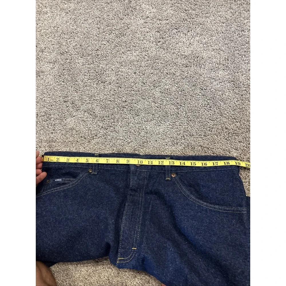 NEW 90s Vintage Men Lee MR Jeans Regular Fit 38x34 Denim 200-8989 Pepper Prewash